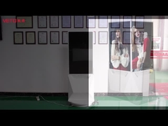 داخلي مزدوج الجانب لافتات رقمية 43 بوصة كشك قائم على الأرض اختياري