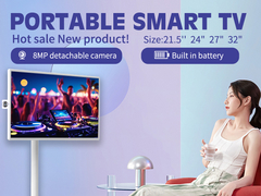 32 بوصة Android Smart Wireless Displayشاشة لمسة مع كاميرا 5H 9H موقف قابل للتعديل