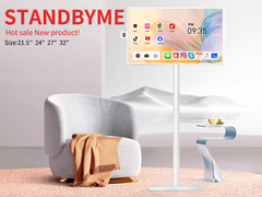 VETO 27 بوصة أندرويد شاشة لمسة تلفزيون محمول 2K شاشة هاتف ذكية مع 5 أو 9 ساعة بطارية