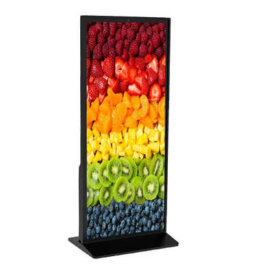 مشغل إعلانات LCD 4K كامل الشاشة مع 500 cd / m2