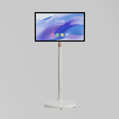 الفيتو التلفزيون المحمول الذكي على عجلات 1080P التلفزيون التفاعلي المتحرك Android OS دعم Google Store
