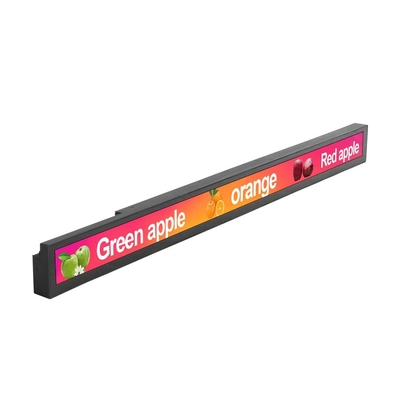 تأكيد شاشة LCD Android 29 28 35 37 بوصة Ultra Thin Indoor Digital Stretch Bar