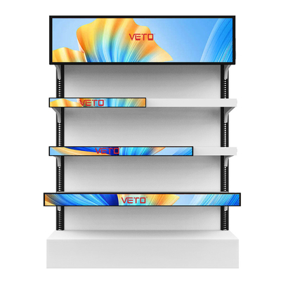 الفيتو 23.1 24 29 بوصة الحائط الجدار الإشارات الرقمية الشريط الممتد LCD الرف الذكي شاشة الحافة السوبر ماركت